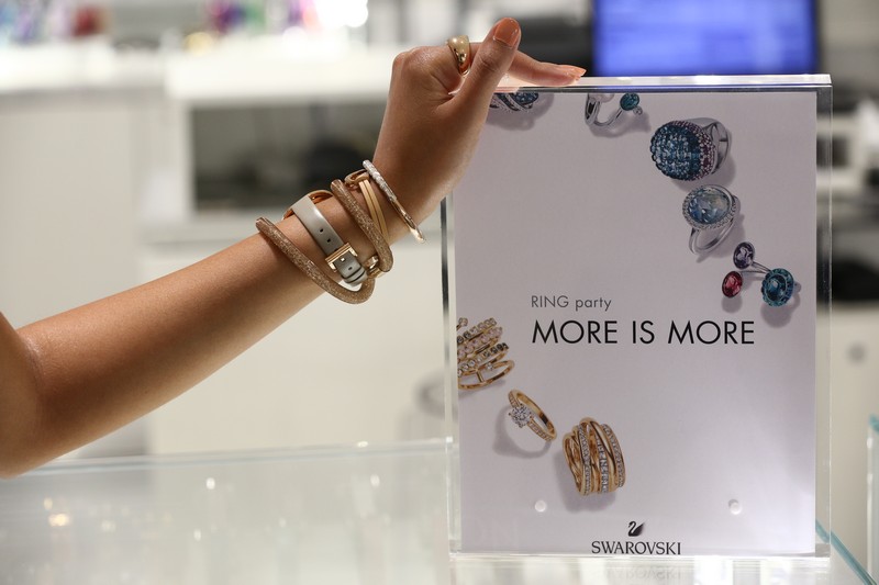 Swarovski celebrates the reopening of its kiosk in ABC Achrafieh